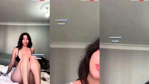 asen tango webcamde memelerini okşayıp orta parmak yapıyor