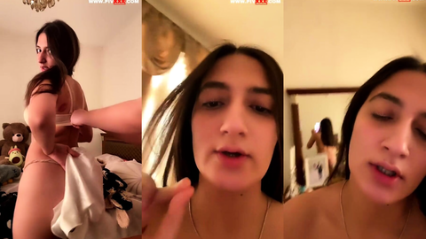 zara tangoda soyunup memelerini ve amını gösteriyor